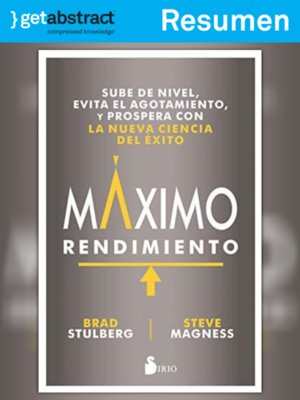 cover image of Máximo rendimiento (resumen)
